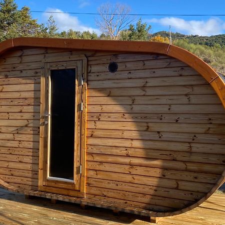 Camping Les Hauts De Rosans Exteriér fotografie